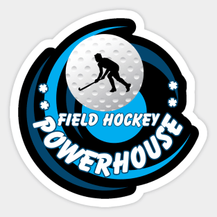 Field Hockey Powerhouse High School, College, and professional Fall sports Sticker